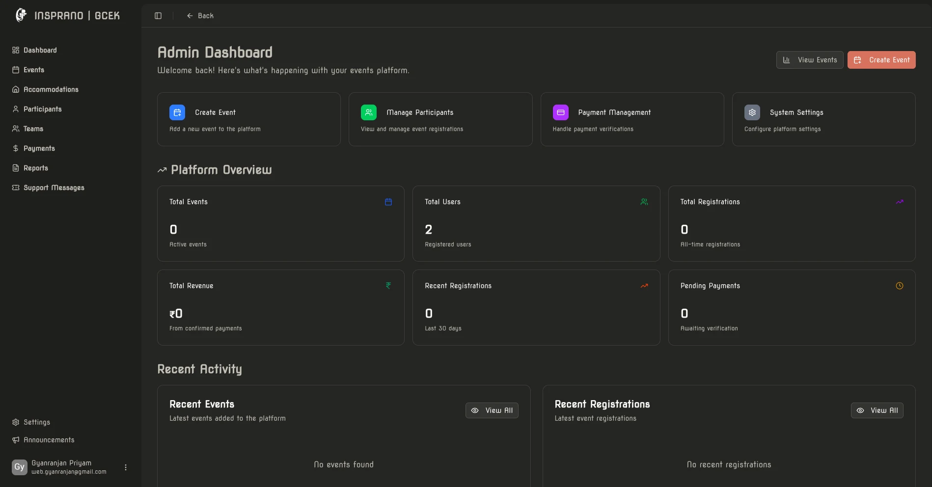 TECHFEST PLATFORM screenshot 1