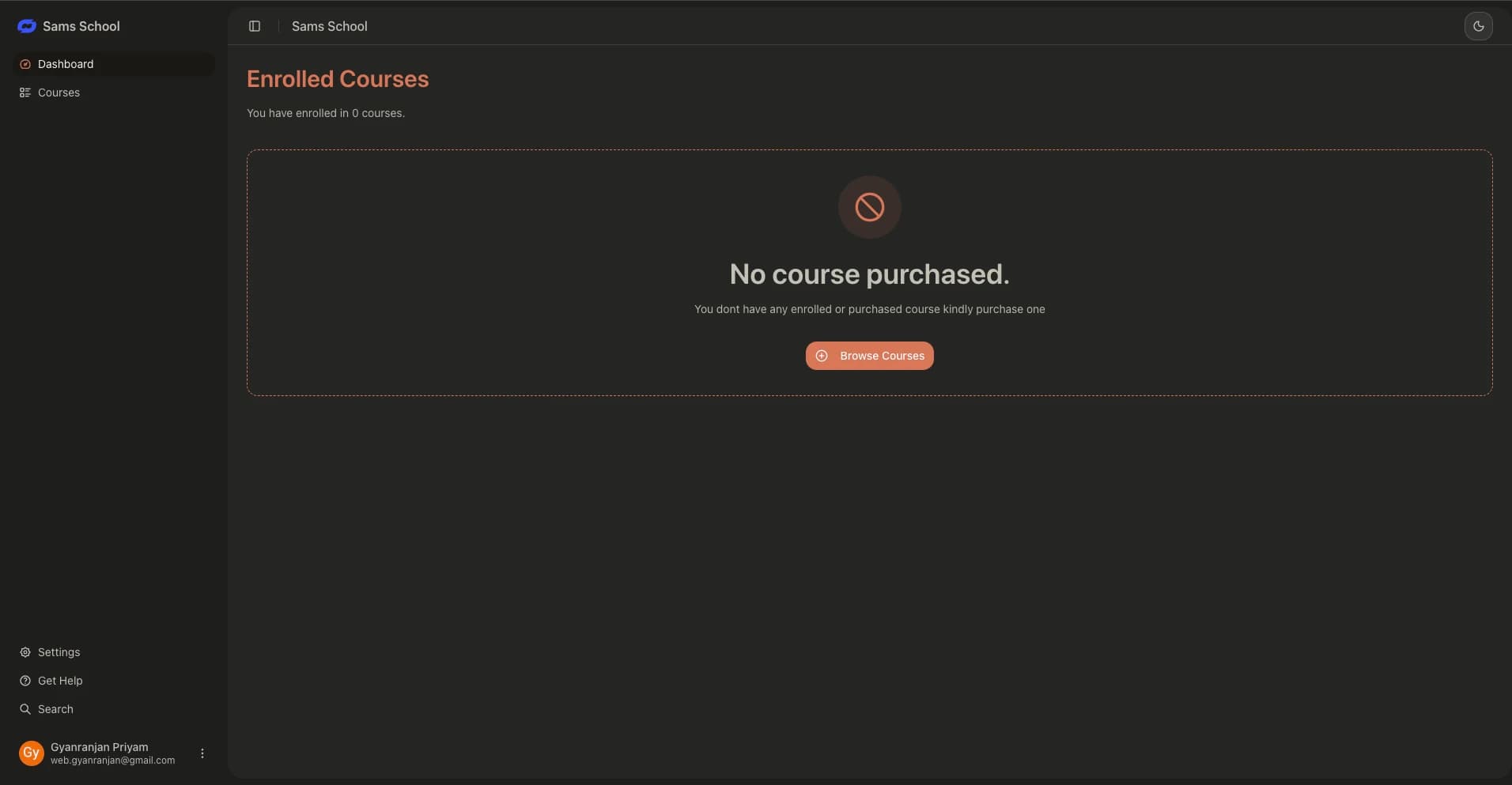 SAMS SCHOOL LMS screenshot 3